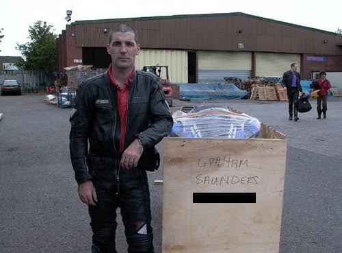 Graham Saunders World Motorcyclist UK Shipper Box